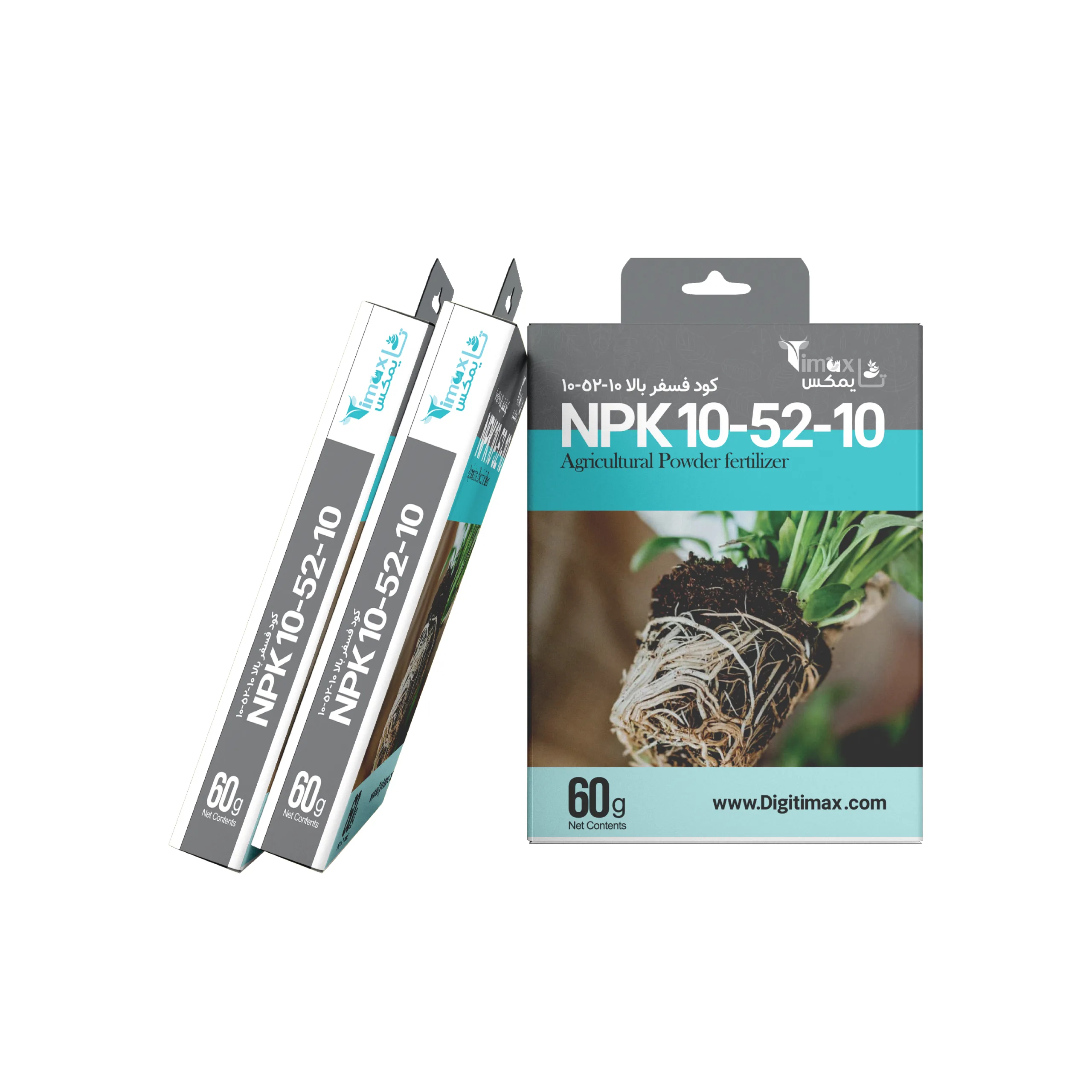 کود NPK 10 52 10 پودری تایمکس 60g
