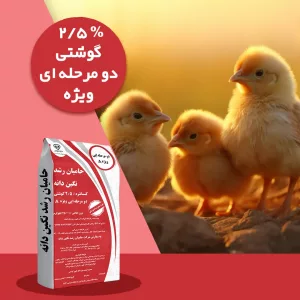 کنسانتره دام و طیور 2.5% دو مرحله‌ای گوشتی ویژه